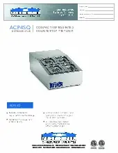 arctic-air-acp4sq-refrigerated-countertop-pan-rail-specsheet-250813wyjkho.pdf