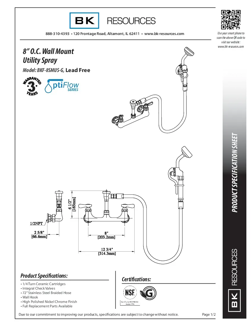 bk-resources-bkf-8smus-g-pre-rinse-faucet-assembly-splash-mount-specsheet-26072692ddjl.pdf