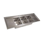 BK Resources , BK-DIS-1014-3-12T-PG, Sink, Drop-In