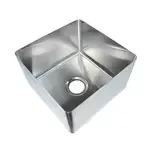 BK Resources , BKFB-2424-14-16, Sink Bowl, Weld-In / Undermount