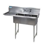 BK Resources , BKS-3-1014-10-15LS, Sink, (3) Three Compartment