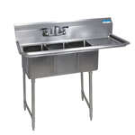 BK Resources , BKS-3-1014-10-15RS, Sink, (3) Three Compartment