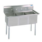 BK Resources , BKS-3-24-14S, Sink, (3) Three Compartment