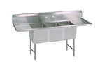 BK Resources , BKS6-3-18-14-18TS, Sink, (3) Three Compartment