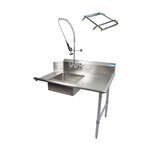 BK Resources , BKSDT-26-R-SS-P2-G, Dishtable, Soiled