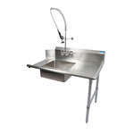BK Resources , BKSDT-72-R-SS-P-G, Dishtable, Soiled