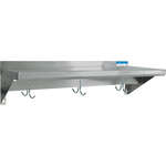 BK Resources , BKWS-1648-PR, Overshelf, Wall-Mounted with Pot Rack