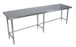 BK Resources , CVTOB-9624, Work Table,  85" - 96", Stainless Steel Top