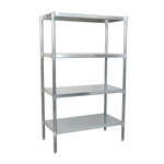 BK Resources , SSU6-4324, Shelving Unit, Solid Flat