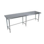 BK Resources , SVTOB-9624, Work Table,  85" - 96", Stainless Steel Top