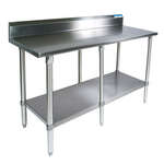 BK Resources , SVTR5-8430, Work Table,  73" - 84", Stainless Steel Top