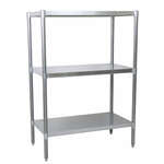 BK Resources , VSU5-4324, Shelving Unit, Solid Flat
