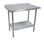 BK Resources , VTTR-4824, Work Table,  40" - 48", Stainless Steel Top