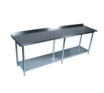 BK Resources , VTTR-8424, Work Table,  73" - 84", Stainless Steel Top