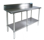 BK Resources , VTTR5-8424, Work Table,  73" - 84", Stainless Steel Top