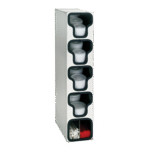Dispense-Rite , TLO-4SS, Lid Dispenser, Countertop